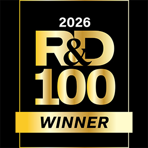 Logo for R&D 100 Awards with words 2026 winner.