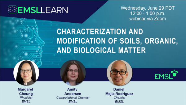 Three speakers for EMSL webinar on June 29