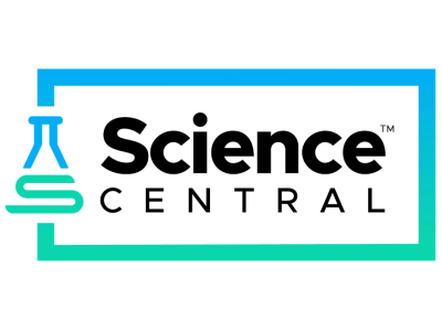 Science Central logo and beaker
