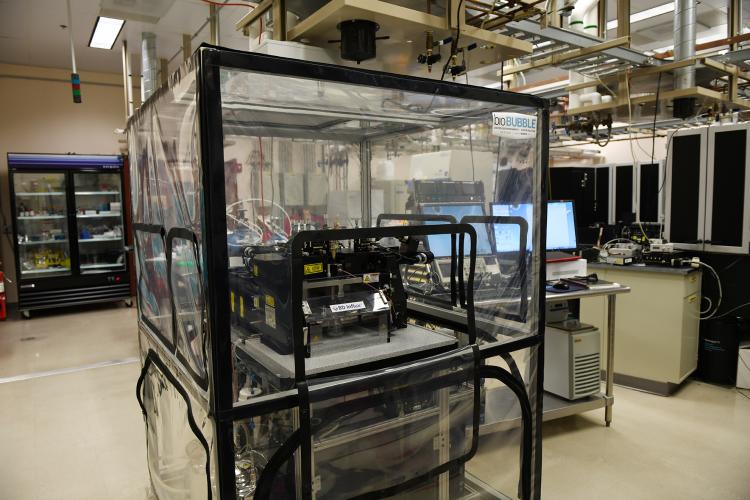 Photo of the Fluorescence-Activated Cell Sorter