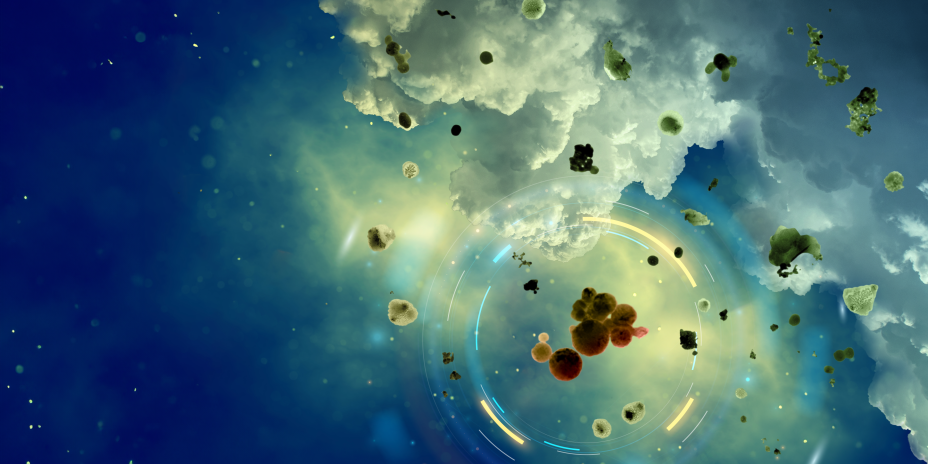 atmospheric particles and clouds