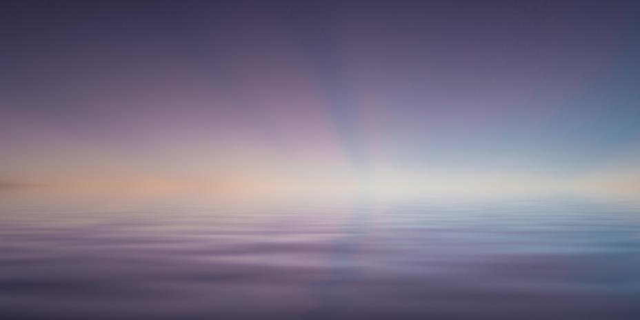 sunset over the sea