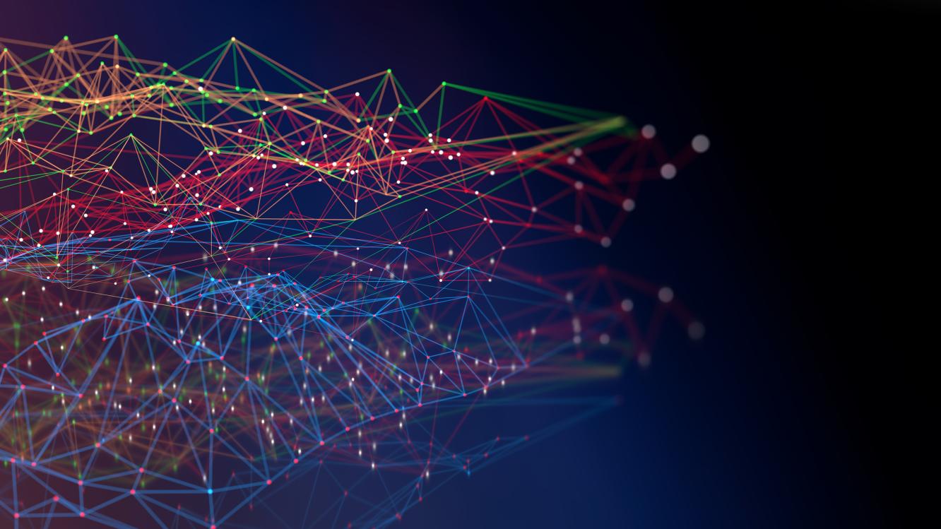 multi-colored data points