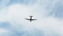 airplane flying in sky